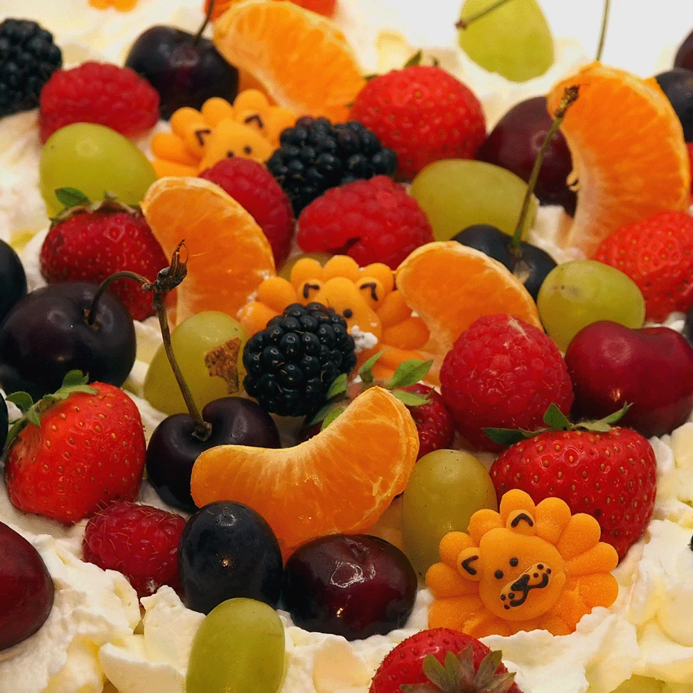 Slagroomtaart met fruit — foto 2