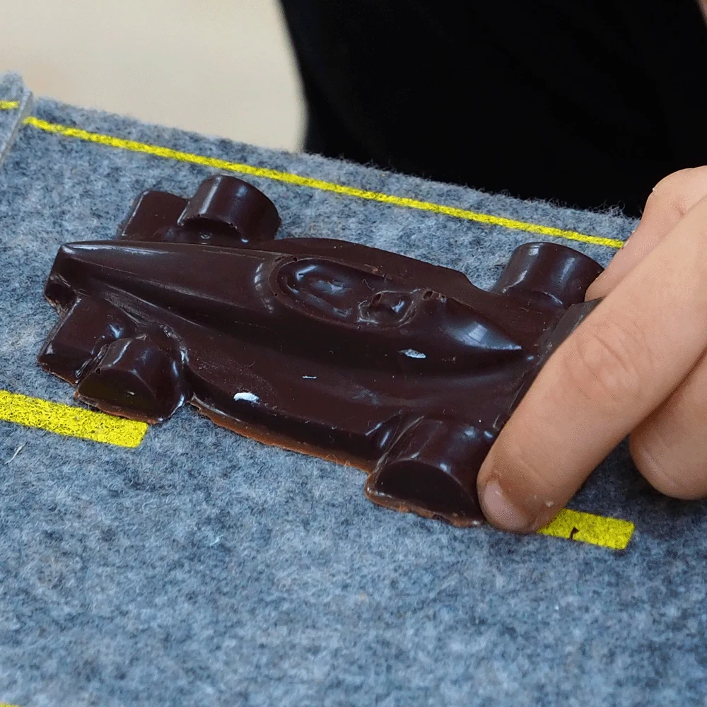 Chocolade Raceauto