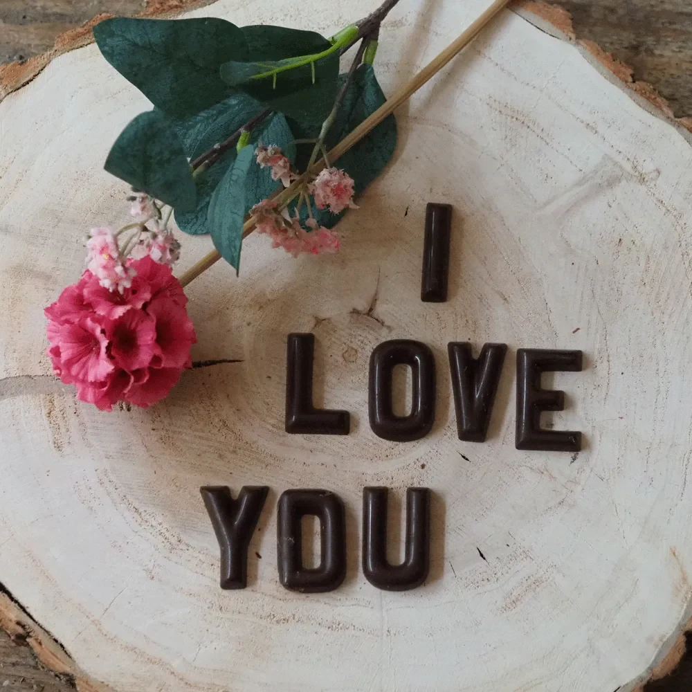 I Love You - mini Chocolade letters