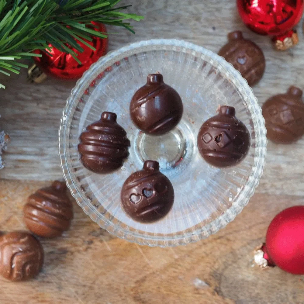 Kerst Chocolade Kerstballen