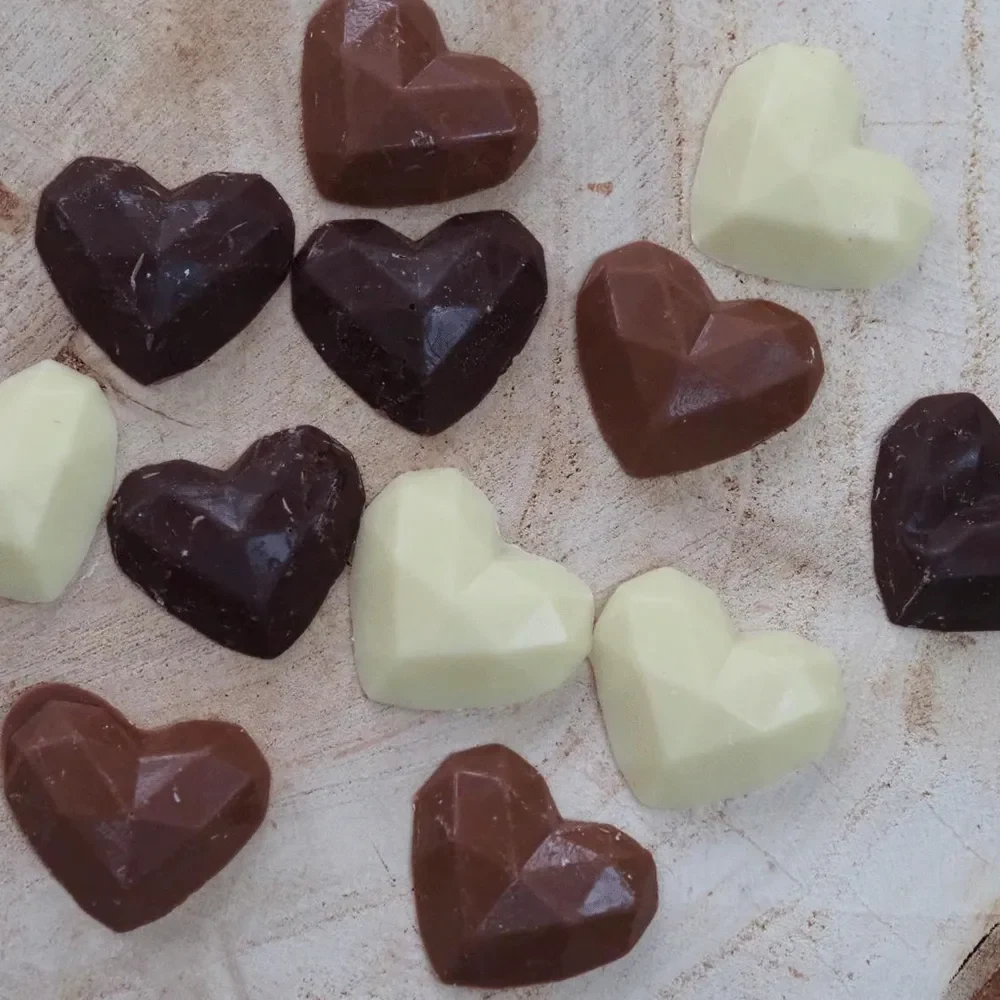 Mini Chocolade Hartjes (4 gram)
