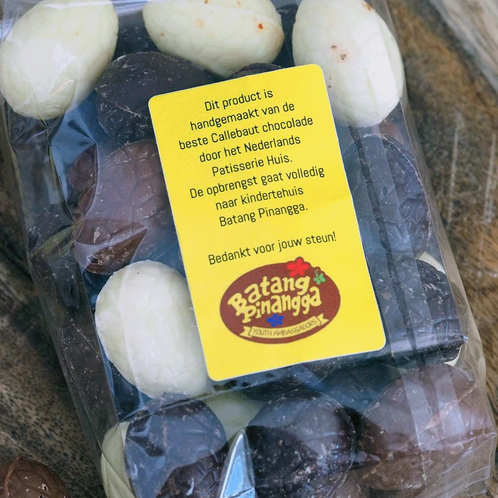 Chocolade Paaseitjes: Steun kindertehuis Batang Pinangga!