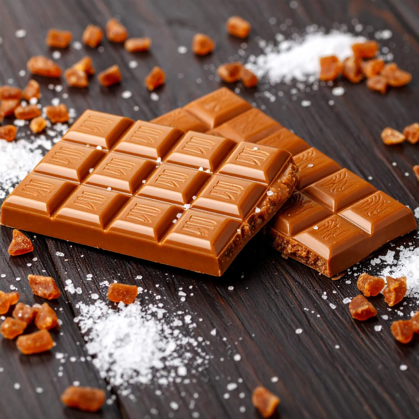 Chocolade Reep Karamel Zeezout — foto 2