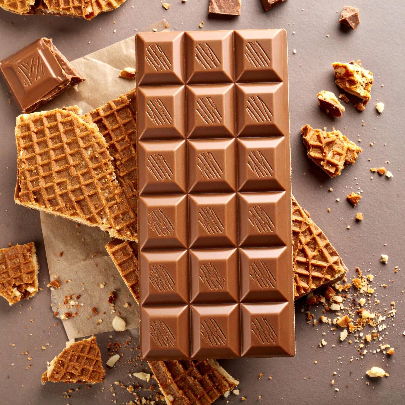 Chocolade Reep Stroopwafel