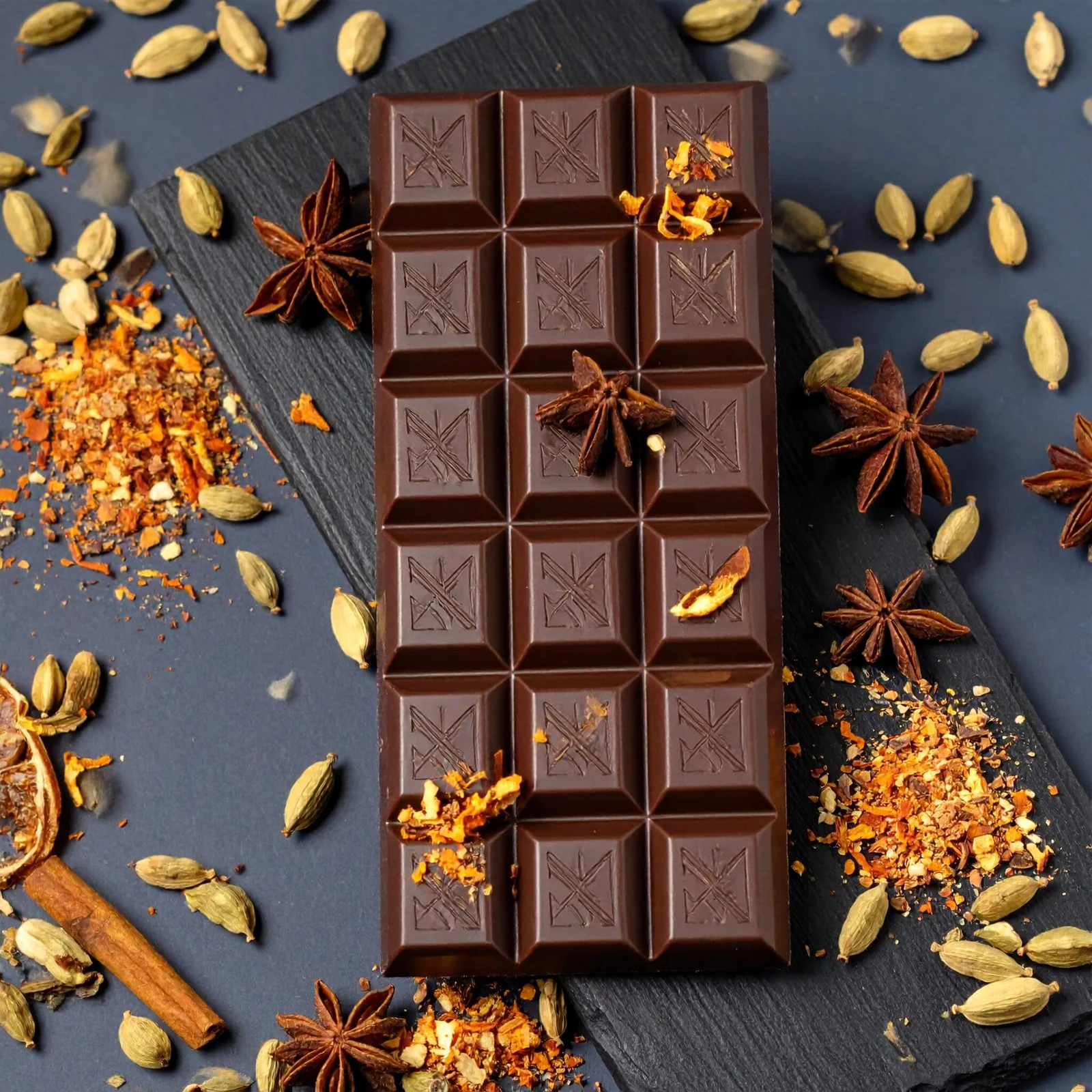 Chocolade Reep Sinaasappel Kardemom