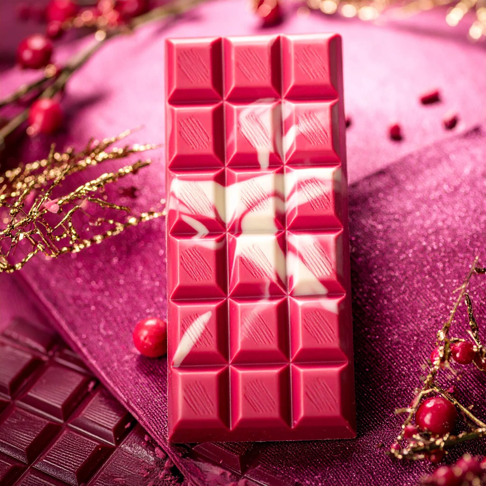 Chocolade Reep Ruby Swirl