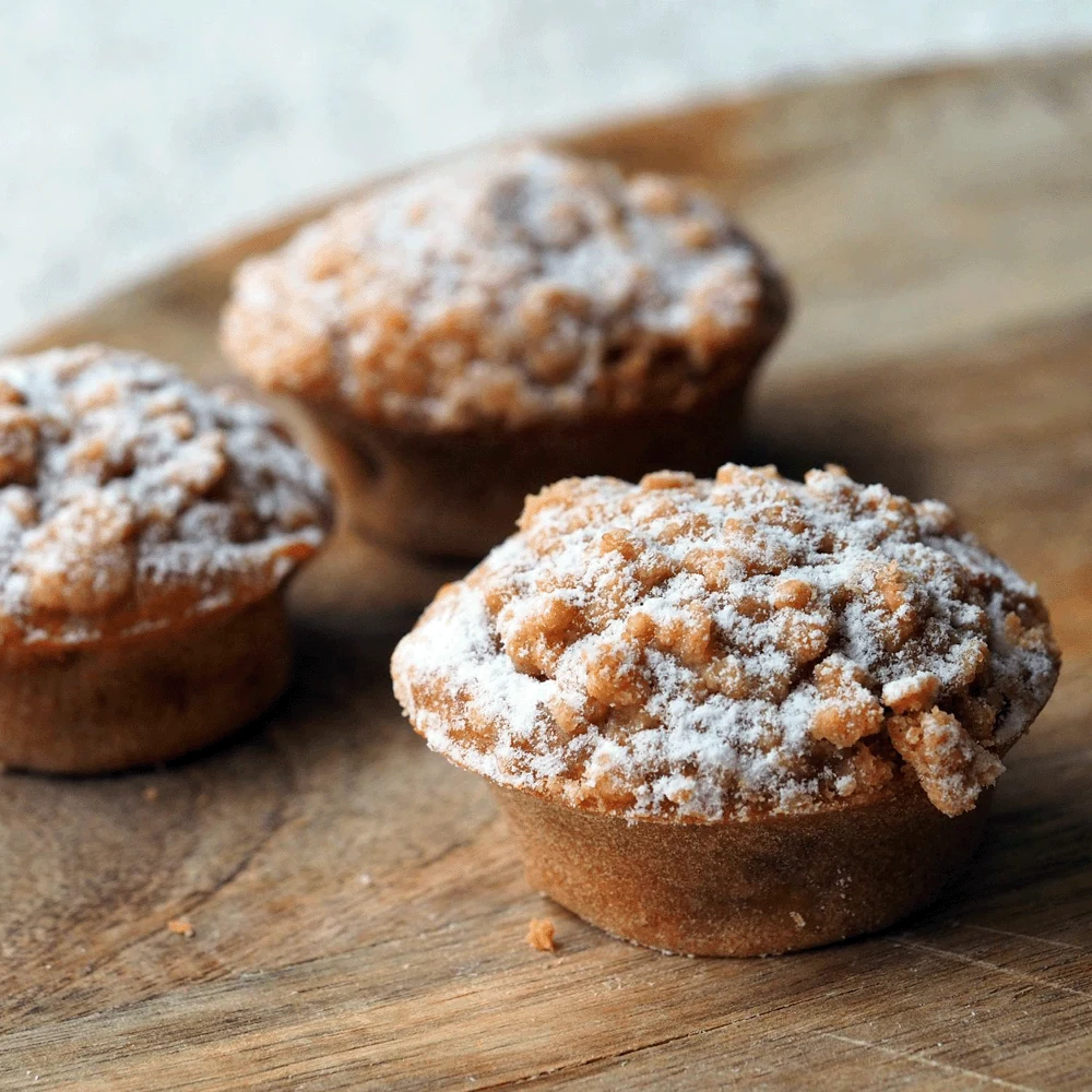 Mini Apple Crumble Muffins