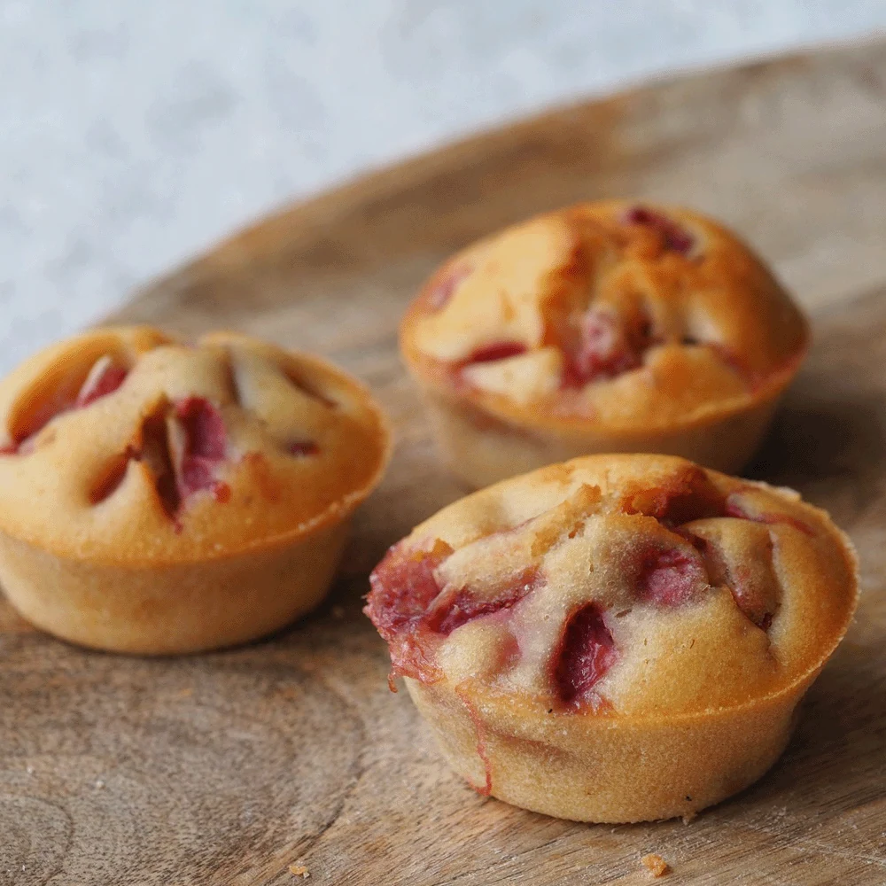 Mini Strawberry Muffins