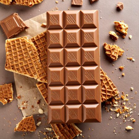 Chocolade reep stroopwafel