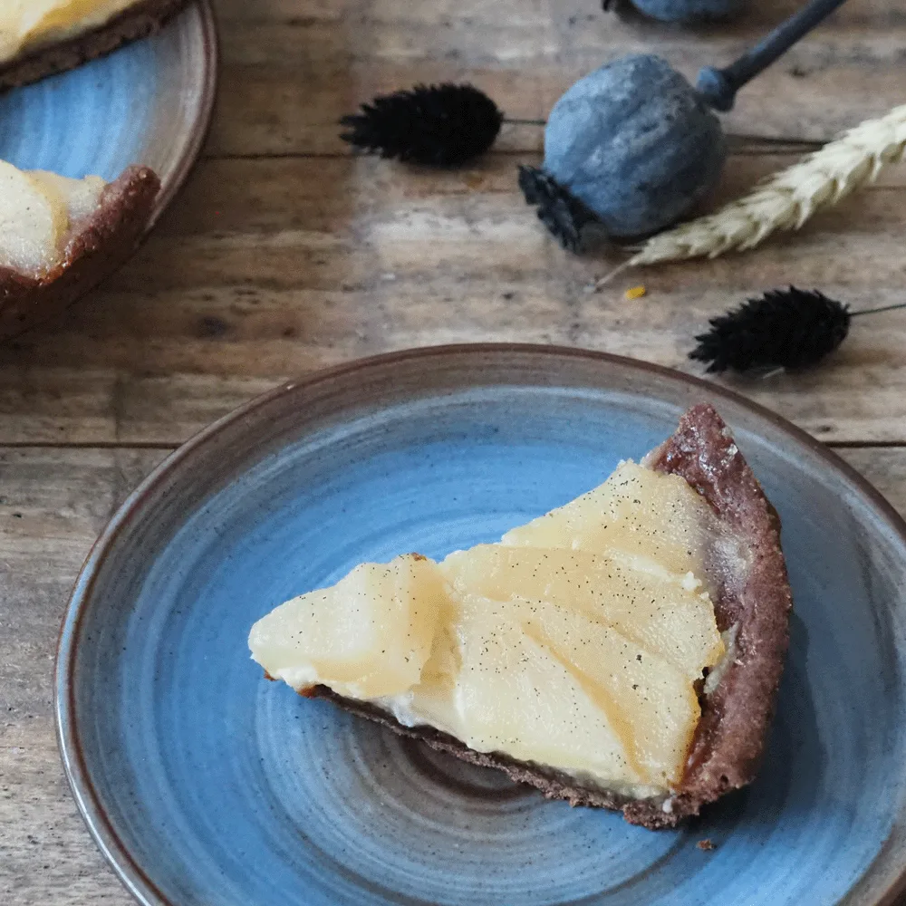 Speculaastaart met peer