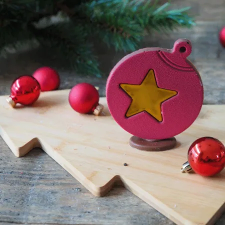 Kerstbal chocola