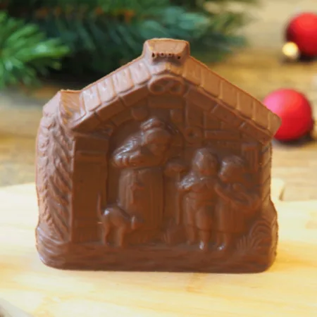 Chocolade Kerststal