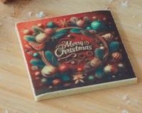Chocolade kerstkaart