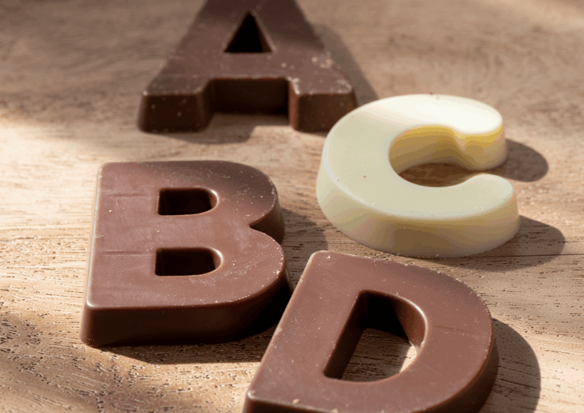 Chocolade letters